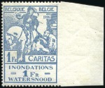 Stamp of Belgium » General issues from 1894 onwards 1926 Inondations, 1F Montald et 1F Lemaire, les de