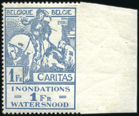 Stamp of Belgium » General issues from 1894 onwards 1926 Inondations, 1F Montald et 1F Lemaire, les de