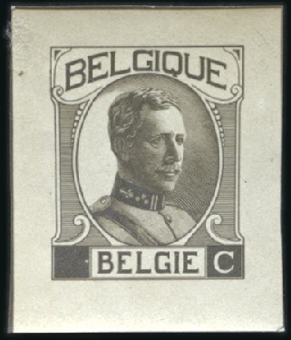 Stamp of Belgium » General issues from 1894 onwards 1922-27 Houyoux, deux épreuves photographiques de 