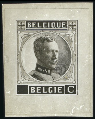 Stamp of Belgium » General issues from 1894 onwards 1922-27 Houyoux, épreuve photographique de L.Greuz