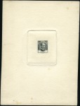 Stamp of Belgium » General issues from 1894 onwards 1914 Roi Albert 1er, essais de Minguet, deux épreu