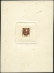 Stamp of Belgium » General issues from 1894 onwards 1914 Roi Albert 1er, essais de Minguet, deux épreu