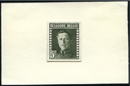 Stamp of Belgium » General issues from 1894 onwards 1928 Roi Albert 1er, essais d'un auteur inconnu, p