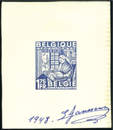 Stamp of Belgium » General issues from 1894 onwards 1948 Exportation, ensemble de 17 épreuves, en coul