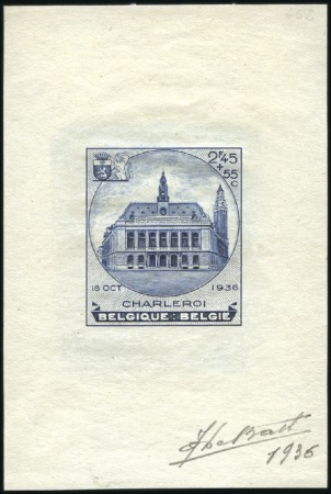 Stamp of Belgium » General issues from 1894 onwards 1936 Exposition de Charleroi, ensemble spécialisé 