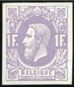 Stamp of Belgium » Belgique. 1869-83 Nouveaux types et nouvelles valeurs - La Genèse Réimpression de 1945 dite de "Eisenhower", du 1c a