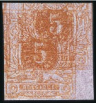 Stamp of Belgium » Belgique. 1869-83 Nouveaux types et nouvelles valeurs - La Genèse Épreuve de la planche en double impression: 1c sur