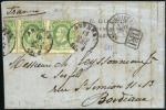 Stamp of Belgium » Belgique. 1869-83 Nouveaux types et nouvelles valeurs - Émission Lot de 15 lettres sur pages A. Karpov avec 10c ver