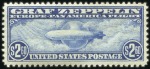 Stamp of United States 1930 Graf Zeppelin set, decent centring, og, minor