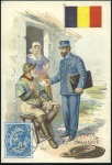 Stamp of Large Lots and Collections POSTCARDS: 1900s, Collection in 2 albums called "P