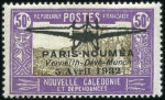 Stamp of Colonies françaises » Nouvelle-Calédonie 1932 Paris-Nouméa large airplane ovpt. set of 2, v