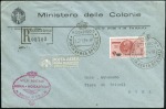 Stamp of Italy » Italian Colonies and Possessions 1934 Roma-Mogadiscio "SERVIZIO DI STATO" ovpts. fo