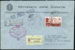 Stamp of Italy » Italian Colonies and Possessions 1934 Roma-Mogadiscio "SERVIZIO DI STATO" ovpts. fo