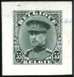 Stamp of Belgium » General issues from 1894 onwards 1931-32 Roi Albert 1er avec képi, deux épreuves en