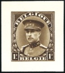 Stamp of Belgium » General issues from 1894 onwards 1931-32 Roi Albert 1er avec képi, deux épreuves en