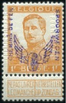 Stamp of Belgium » General issues from 1894 onwards 1915 "Roue Ailée", essais de surcharge en violet s
