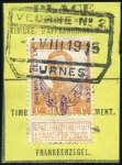 Stamp of Belgium » General issues from 1894 onwards 1915 "Roue Ailée", Série complète de 10 valeurs, t