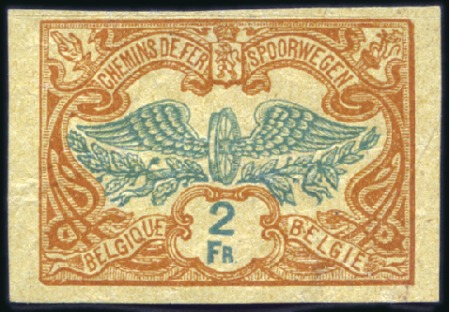 Stamp of Belgium » General issues from 1894 onwards 1902-14 Émission en deux couleurs, essais de mises