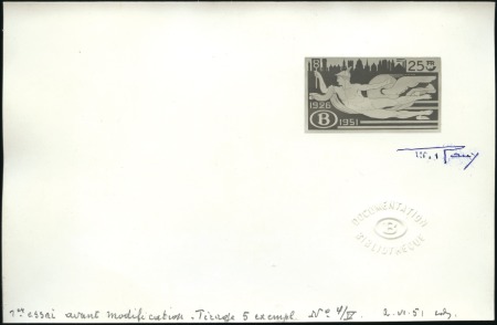 Stamp of Belgium » General issues from 1894 onwards 1951 25ème anniversaire de la Fondation de la S.N.