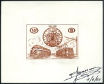 Stamp of Belgium » General issues from 1894 onwards 1957-71, Petit ensemble de six épreuves avec signa