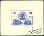 Stamp of Belgium » General issues from 1894 onwards 1957-71, Petit ensemble de six épreuves avec signa