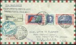 Stamp of Italy » Aegean Islands 1933 Balbo Transtatlantic Flight, both triptychs t