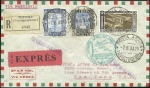 Stamp of Italy » Italian Colonies and Possessions » Tripolitania 1933 North Atlantic Crossing set, each value tied 