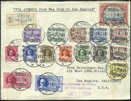 Stamp of Italy » Vatican State 1929 First Issue complete incl. Express stamps in 