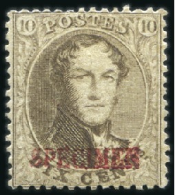 Stamp of Belgium » General issues from 1894 onwards 1863-1932, Petit lot de timbres surchargés SPECIME