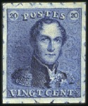 Stamp of Belgium » Belgique. 1849 Epaulettes - Réimpressions Réimpressions de 1895 du coin du 10c brun et du 20