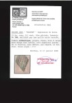 Stamp of Switzerland / Schweiz » Sitzende Helvetia Ungezähnt » 1854-55 Berner Druck (I) 15Rp karminrosa vom linken Bogenrand, entwertet mi