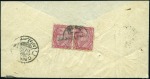 Stamp of Egypt » 1884 Changed Colours 1884 Colour Change 20pa rose, two covers, both fra