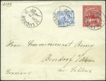 Stamp of Egypt » 1884 Changed Colours 1884 Colour Change 1pi blue, three covers, incl. s