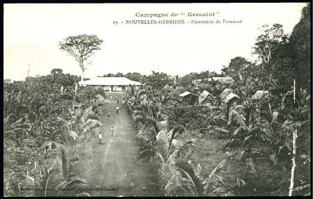 Stamp of New Hebrides Group of 11 picture postcards from the scarce Bech