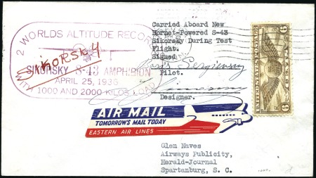 Stamp of United States 1936 Sikorsky "Amphibion" (S-43), world airplane a