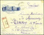 Stamp of Russia » Russia Post in China - Manchuria 1920 South Manchurian Railway and Yamato Hotel ill