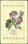 Stamp of Russia » Russia Post in China - Manchuria MANCHULI: 1913 "Saint's Day" embroidered card to P