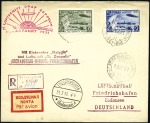 Stamp of Russia 1931 (July) Zeppelin Polar Flight, two diff. reg'd