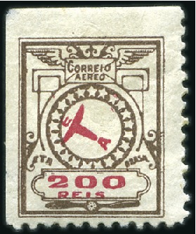 Stamp of Brazil 1929 E.T.A. cplt. set, last 3 perf. all around, lh