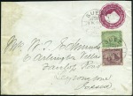 Stamp of Egypt » 1888-1906 New Currency 1888-1906 New Currency 3m maroon, one cover, two s