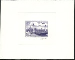 Stamp of France 1949 100Fr CITT Paris, two different artist's sunk