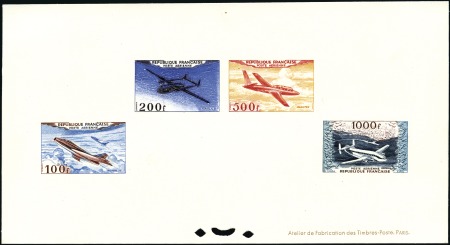 Stamp of France 1954 Prototypes, complete set of four in collectiv