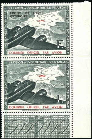 Stamp of Germany » German WWII Occupation Issues » French Legion 1941-42 French Legion airmails, normal sets (incl.
