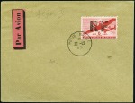 Stamp of France 1943-45, Quatre lettres non circulées avec USA 6c 