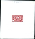 Stamp of France 1927 American Legion / Lindbergh set, each in die 