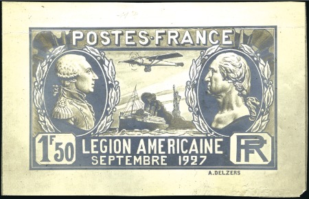 Stamp of France 1927 1.50Fr Photo essay showing higher level of de