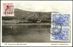 Stamp of Greece » Ionian Islands Kefalonia and Ithaka 1941 4-line Argostolion overprints, two ppc franke