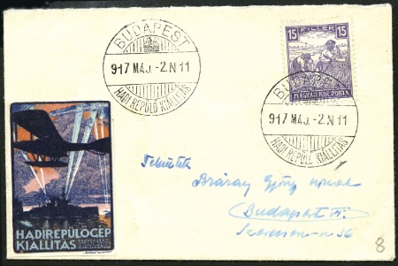 Stamp of Hungary 1917 (April-May) Budapest Aerial Exposition ("Hadi