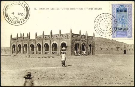 Stamp of Colonies françaises » Soudan 1926 (23 Oct.) Vol de Bamako pour Lokoja, Nigeria,