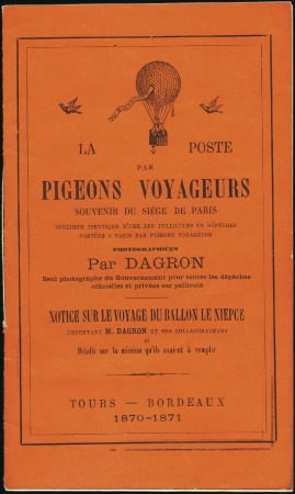Stamp of France Brochure spéciale de 24 pages "La Poste par Pigeon